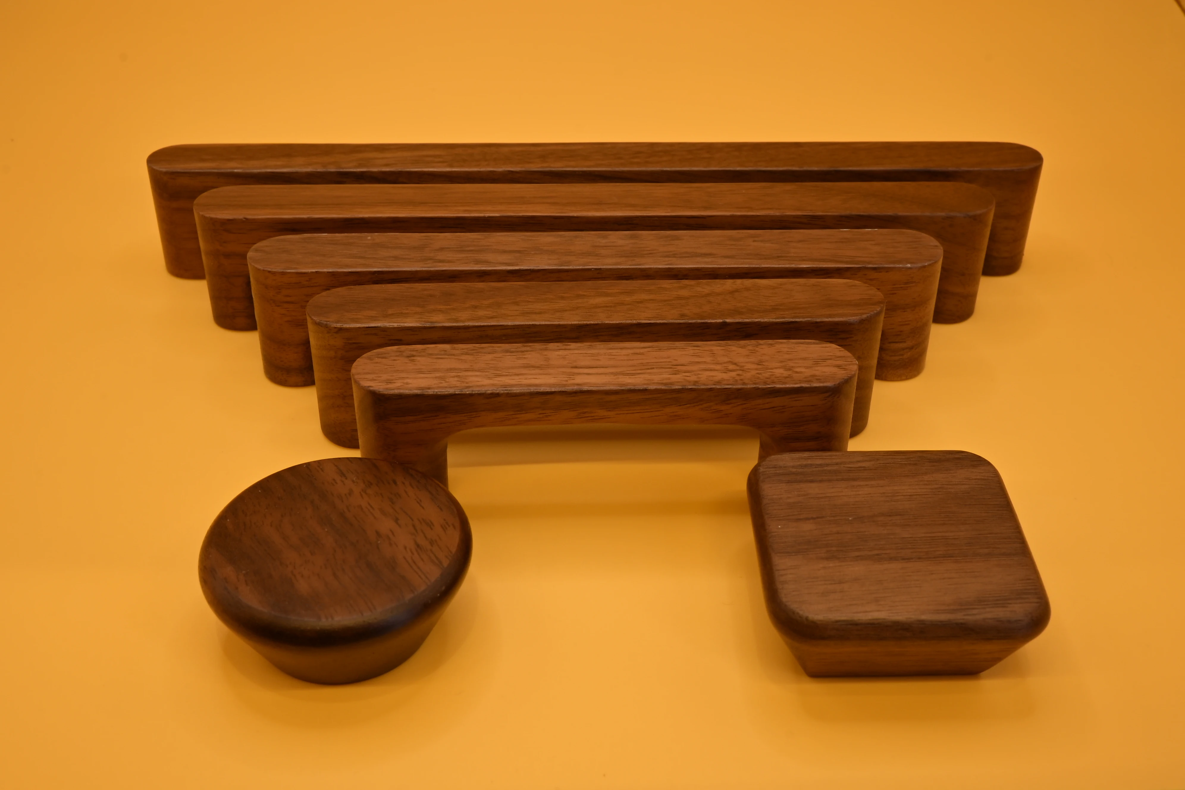 massief houten handvatten