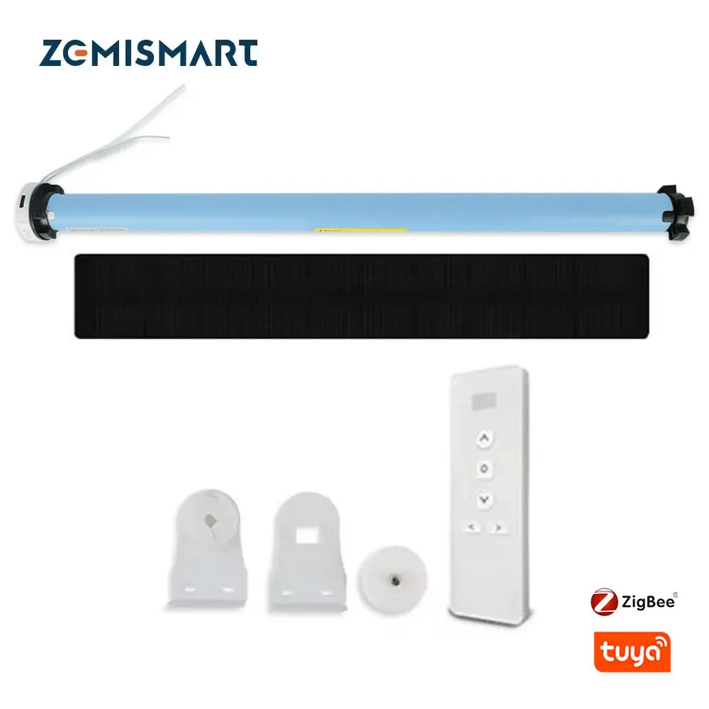 Zemismart Smart Zigbee Roller Shade Motor Built in Battery for 37 38mm Tube Tuya Smart Life APP Alexa Google Home Control