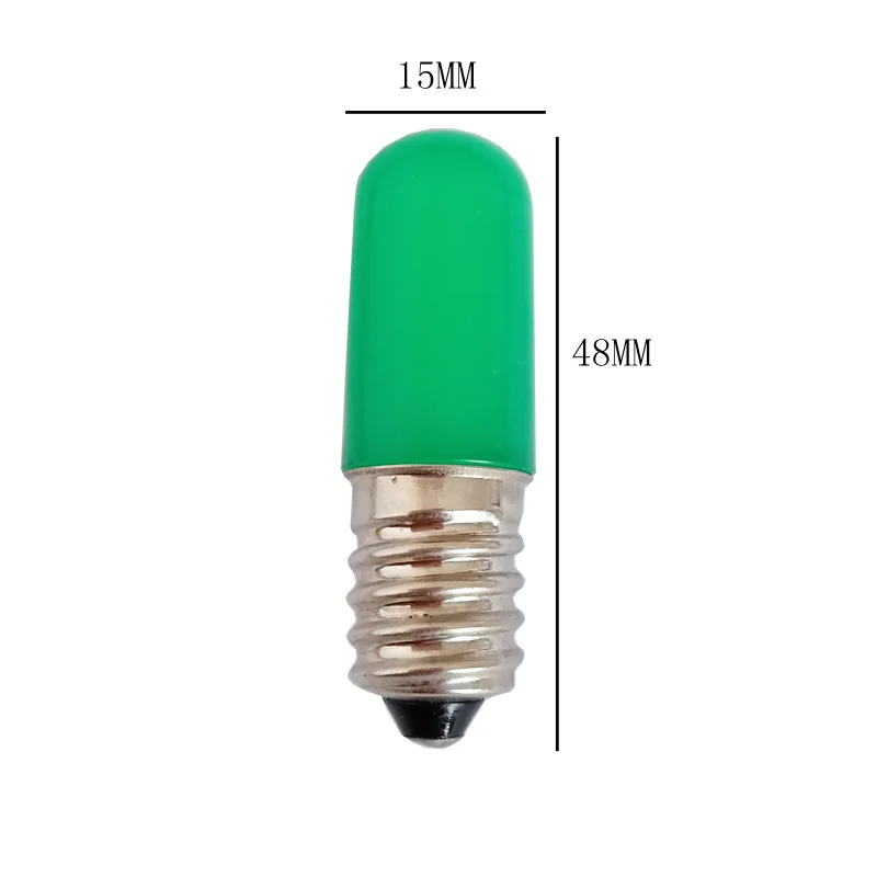 Energy Saving LED Filament Bulb 2W E12 E14 Colorful Freeze Light Plastic Cover Red Blue Green Yellow White for Home 110V 220V
