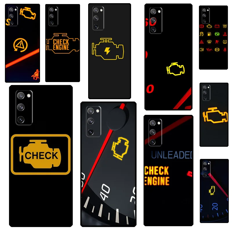 Mechanic Auto Repair Check Engine Phone Case For Samsung Galaxy S20 FE S21 Note 20 Ultra Note 10 Plus S9 S8 S10 Plus Cover