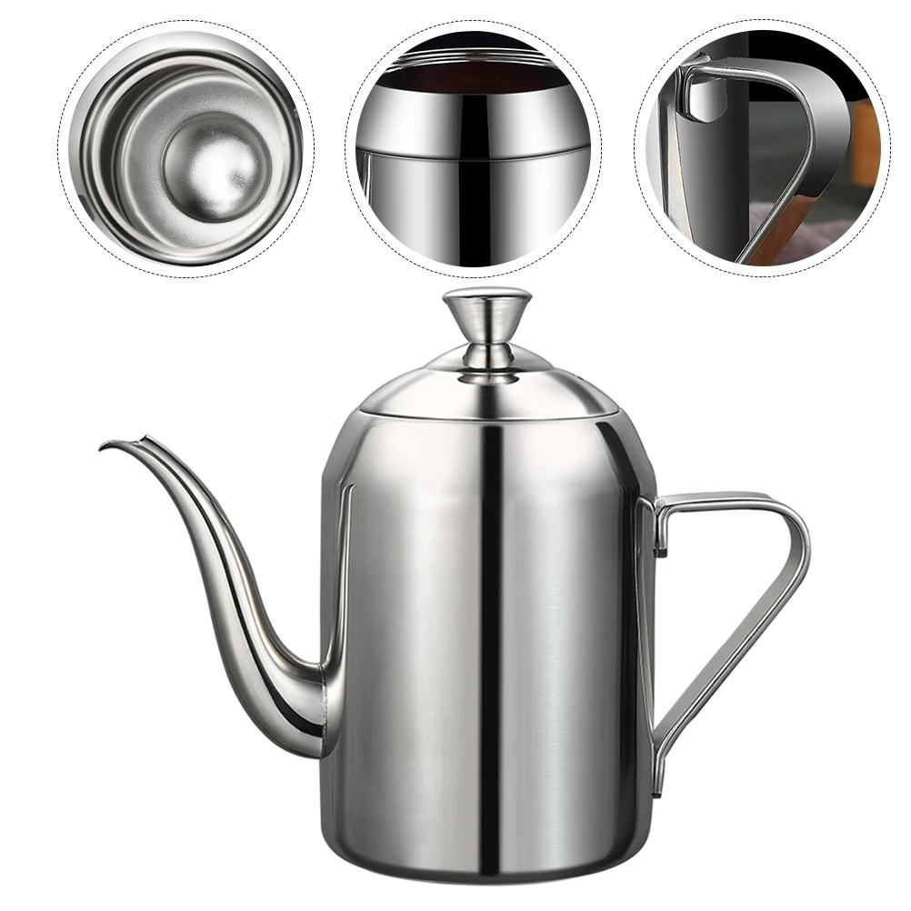 

Syrup Stainless Steel Oil Pot Travel Water Dispenser Olive Bottle Washable Vinegar Container