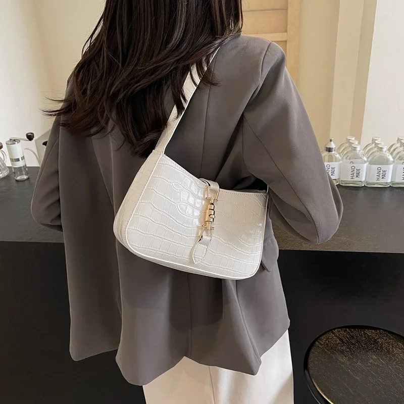 

Chic Minimalist Large Capacity Diaper Bags For Ladies Trendy Designer Crossbody Bag Elegant Leather Tote Bag Solid Color