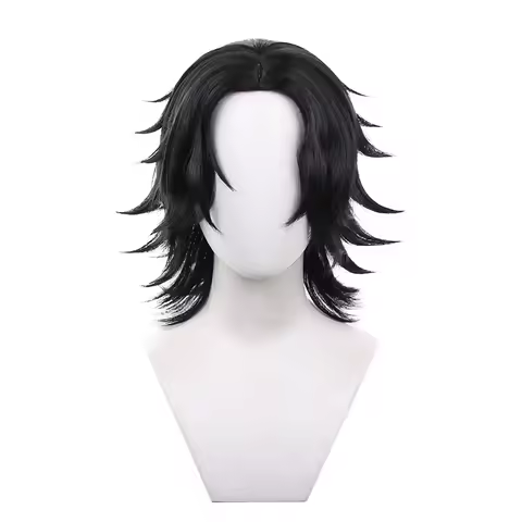 Ace Wig Anime Portgas Ace Cpsplay Short Black Wig Heat Resistant Synthetic Hair Cosplay Wigs + Wig Cap