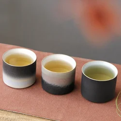 Japanese-style Ceramic Teacups Teaware Gradient Color Handmade Retro Kung Fu Tea Cup Kiln Master Pottery Coffee Mug Water Cups