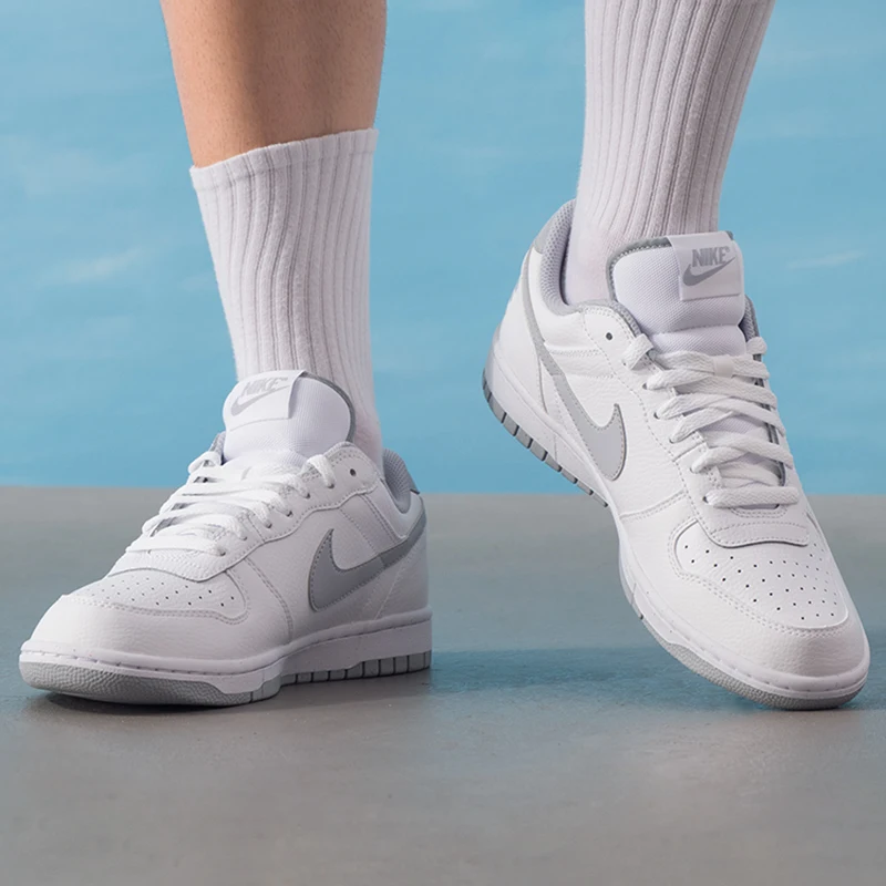 أحذية نايك الرجالية أحذية كاجوال كبيرة منخفضة خفيفة الوزن قابلة للتنفس أحذية رياضية مقاومة للاهتراء أحذية رياضية عصرية 355152-106 #4