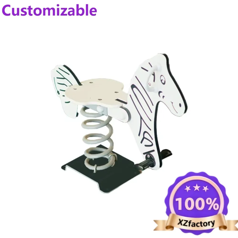 Factory Direct 2026 The manufacturer directly sends indoor cartoon-shaped rocking horse children's playground outdoor amusement