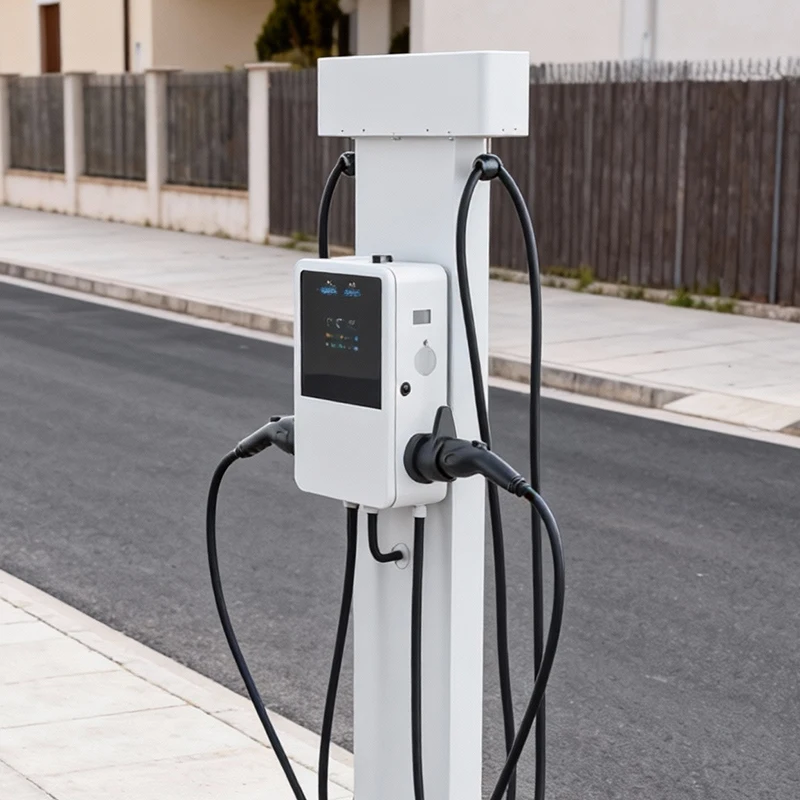New Outdoor 11kW OCPP 1.6J CE Certified IP54 Protection Wall-mounted Type 2 16A AC Electric Vehicle Charger
