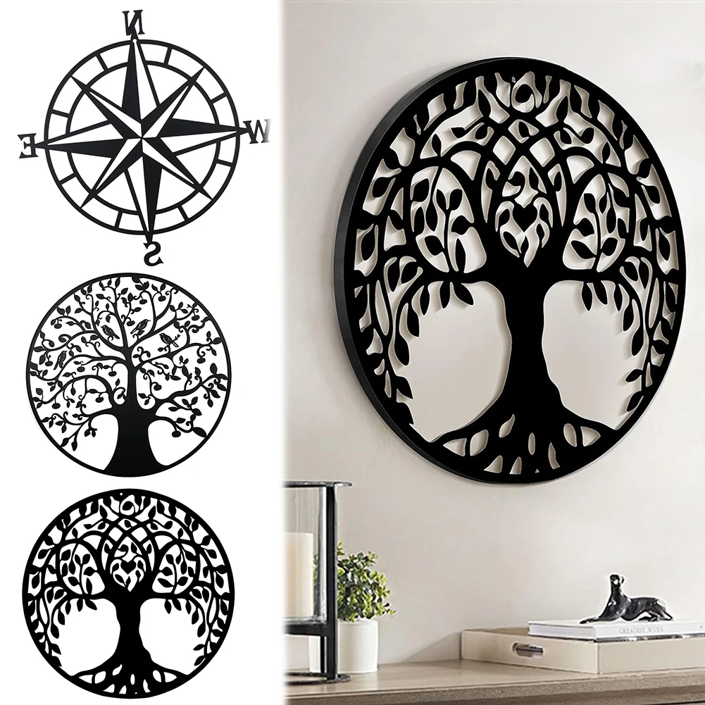 

Настенная металлическая подвесная елка для денег, креативное минималистичное железное украшение для дома и улицы