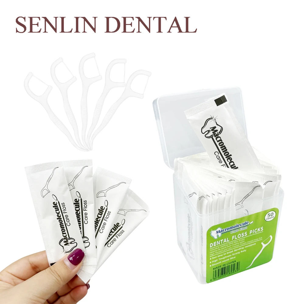 

Single Use Dental Floss Pack - Independent Packaging for One-Time Oral Care High Strength Quality Floss for Thorough Cleaning
