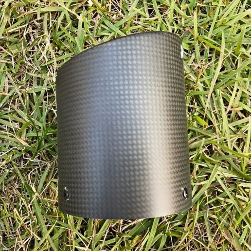 For 20212022 2023 2024 2025 CHERY Tiggo 8pro Car Special Matte Glossy Carbon Fiber Muffler Exhaust Pipe Mount black Accessories