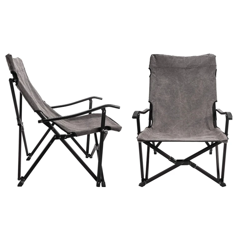 

Customizable Height Outdoor Folding Portable Lounge Chair Recreational Fishing Chair Aluminum Alloy Beach Chair