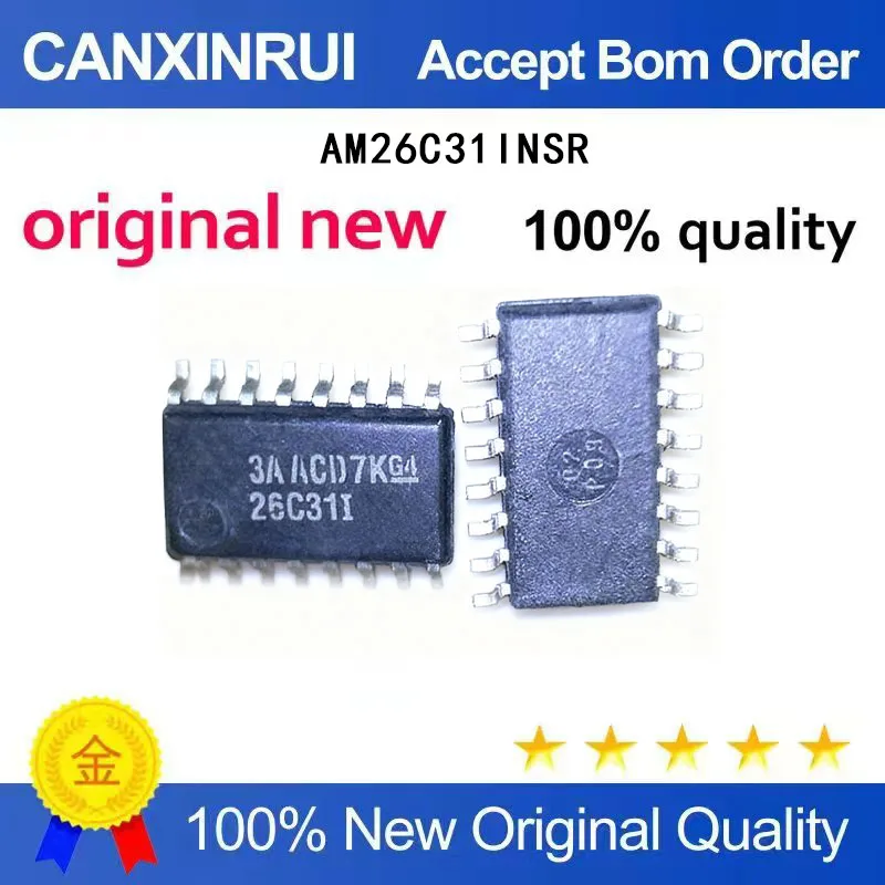 (5-100 Pieces)Brand new original AM26C31INSR 26C31I 26C311 mid body SOP16