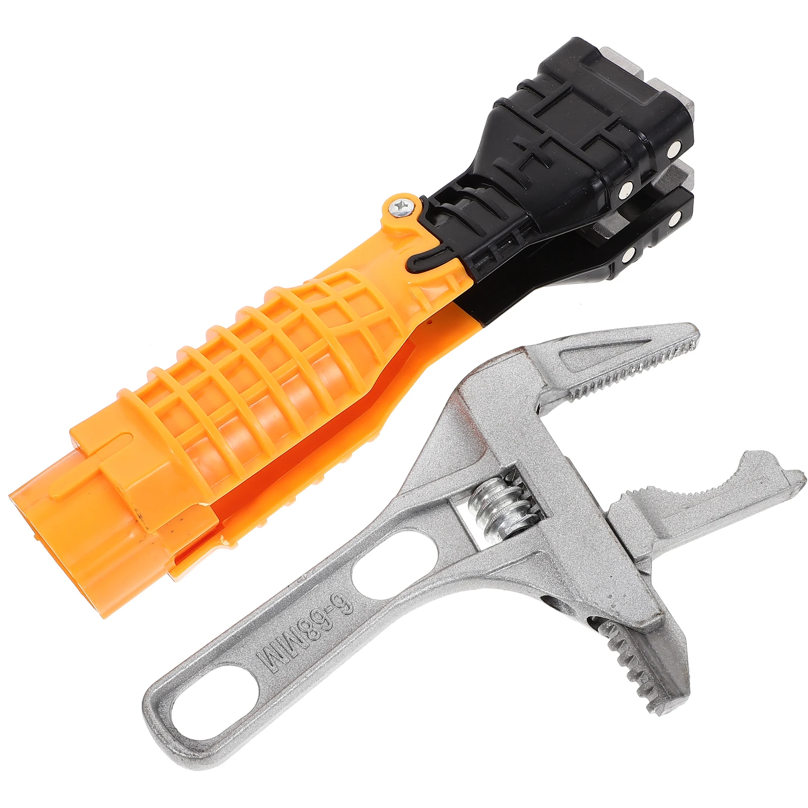 

1 set Adjustable Wrench Set Large Opening Bathroom Tools ABS Stainless Steel Pipe Repair Multi Function Faucet Maintenance