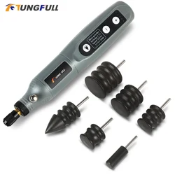 DIY Leather Grinding Tool Electric Polishing Machine Bit With Sandalwood Electric Grinding Head Sandalwood Head Burnisher