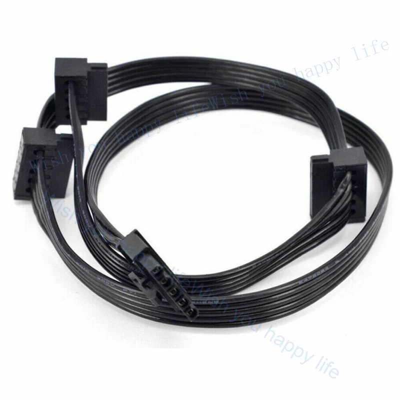T 5Pin to 3 for SATA Power Supply Cable Cooler Master VSM750 VSM650 VSM550 Modular 70C