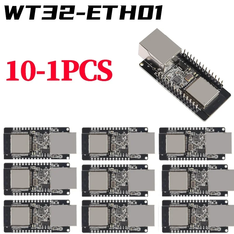 XCW WT32-ETH01 Embedded Serial Port Networking Ethernet Bluetooth-compatible WIFI Combo Gateway MCU ESP32 Wireless Module 1-10P