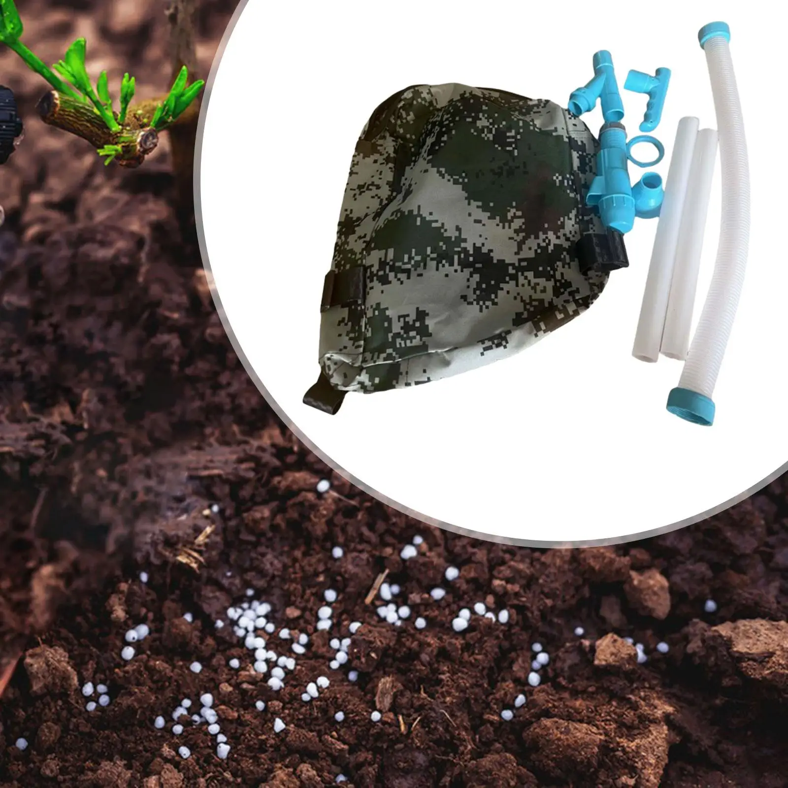 Fertilizer Dispenser Multifunctional Wear Resistant Handheld Manure Applicator for Outdoor for Outdoor Vegetables Corn Garden