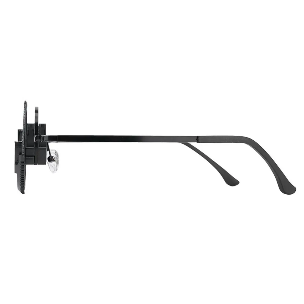 HHTL Trial Frame, Glasses Optometry Frame, Stainless Steel Temples, Comfortable and Non-Slip Nose Pads, Insert Frame