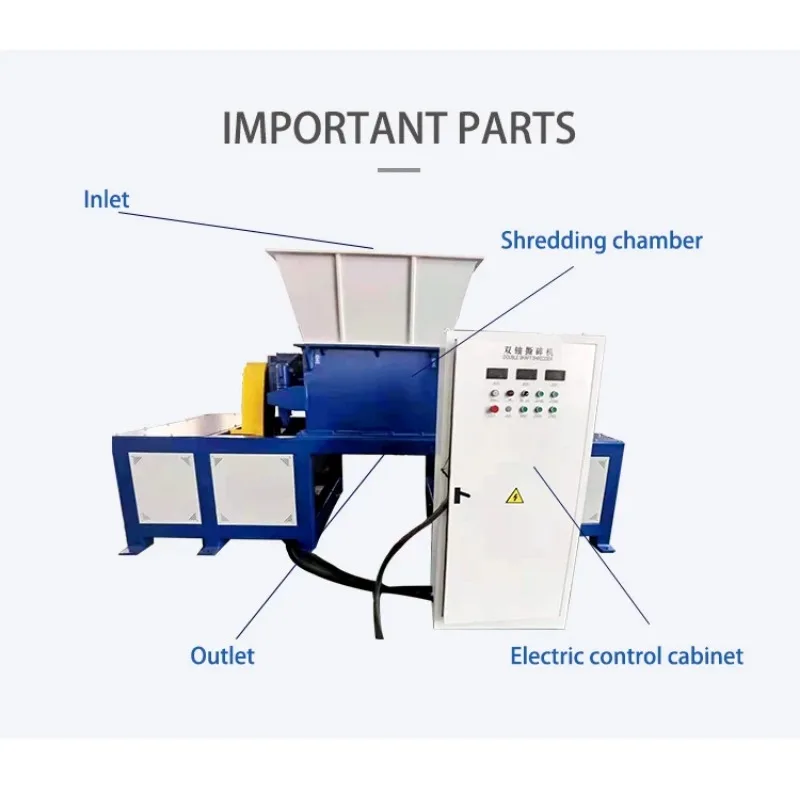 Car Tire Shredder Waste Tyre Recycling Machine Production Line Full Automatic /rubber Tire Recycling Plant Price for Sale