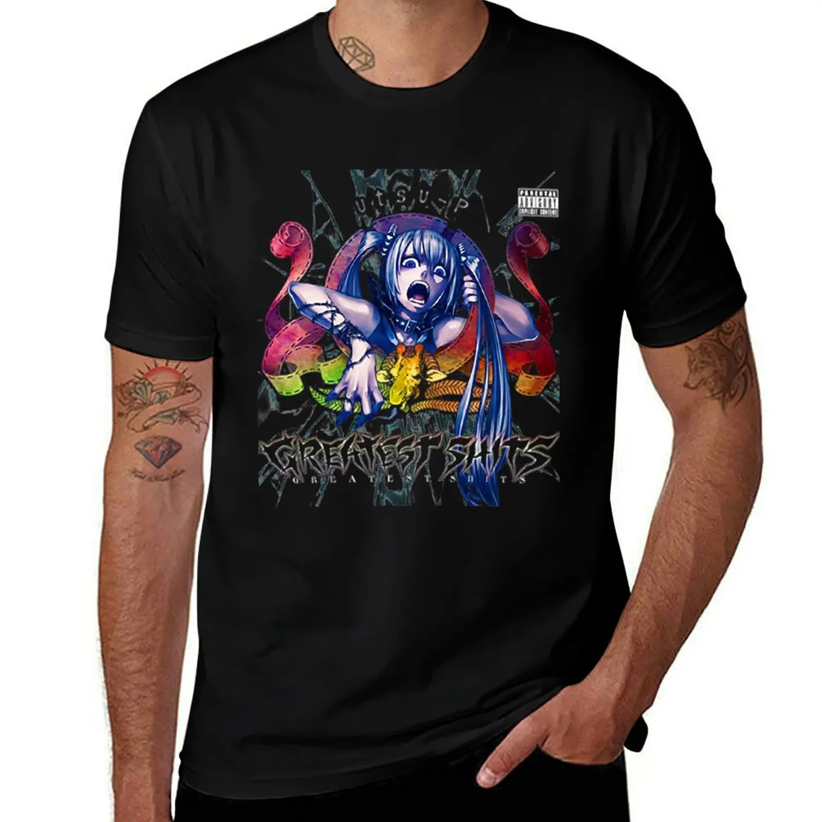 

Greatest (S)HITS - Utsu P T-Shirt summer clothes sublime sports fans workout shirts for men