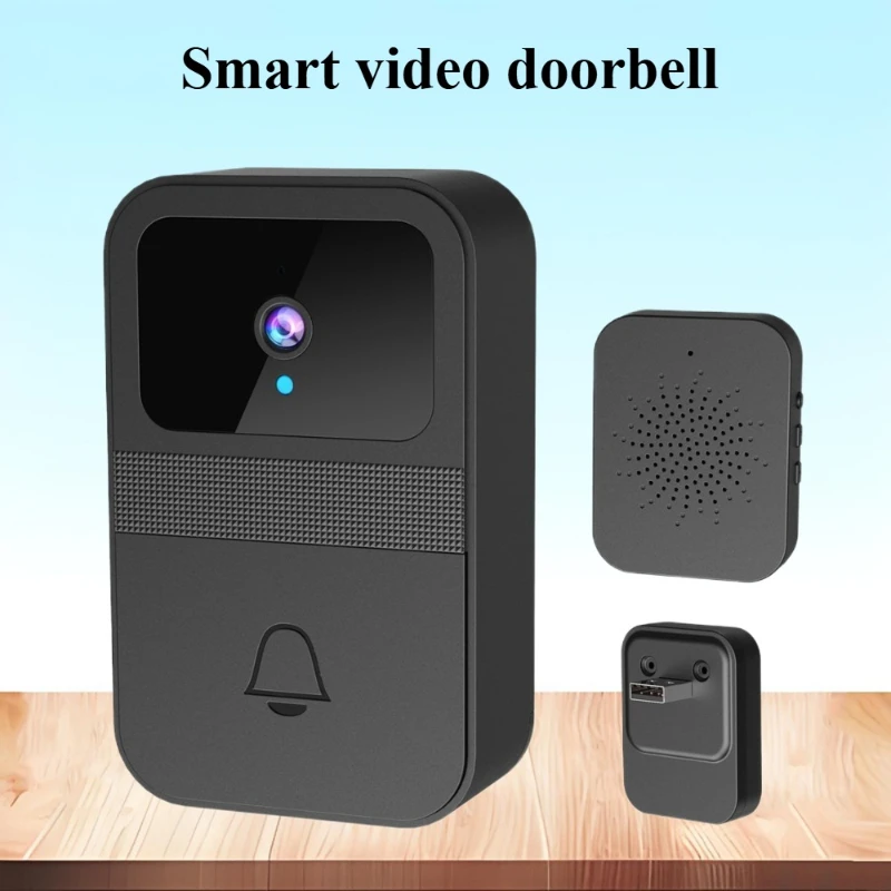 

New D9 Smart Video Doorbell, HD Night Vision, Motion Detection, Remote Intercom, Home Security and Surveillance Device
