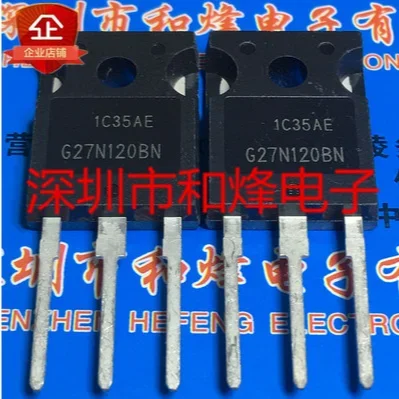 

30PCS G27N120BN HGTG27N120BN TO-247 72A1200V