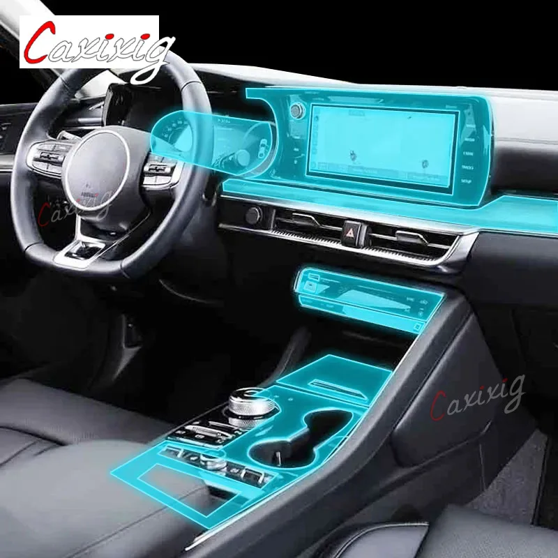 For Kia DL3 K5 2020-2023 car Interior Center console transparent car suit PPF-TPU protective film Anti-scratch Accessories refit