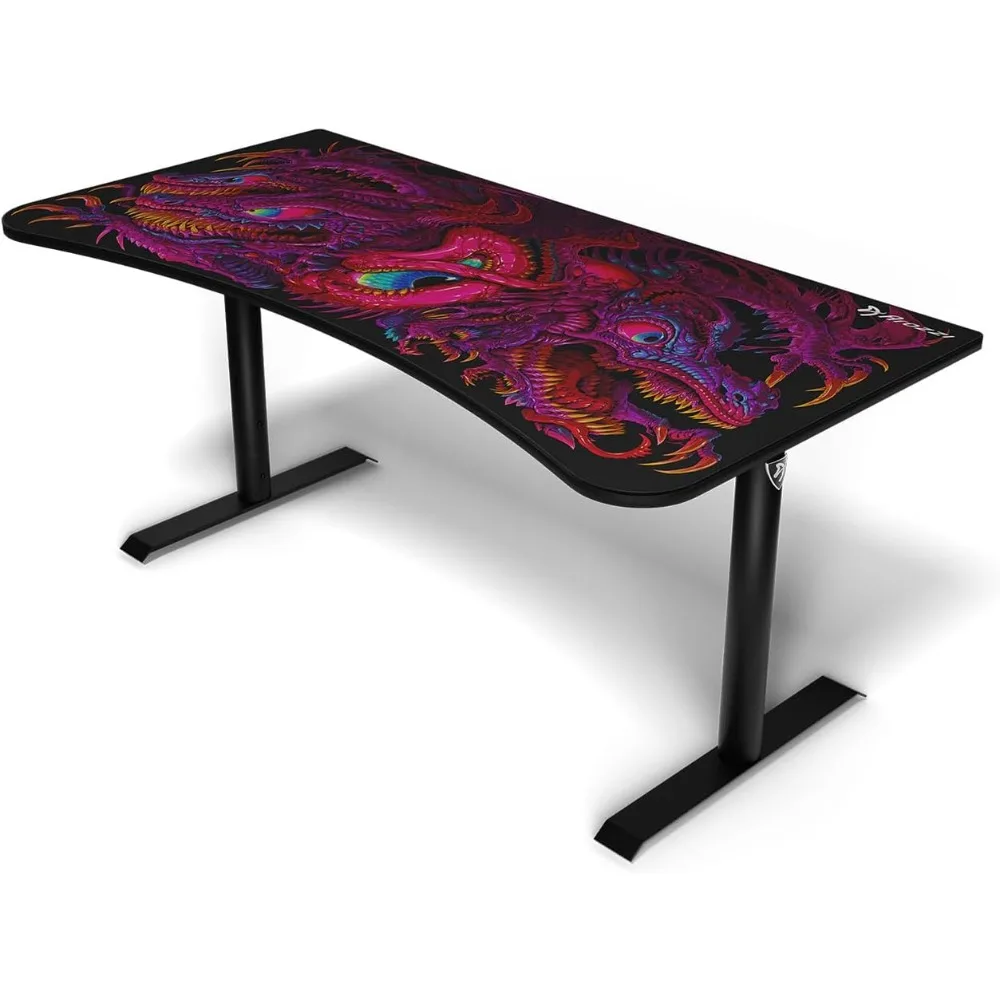 

Arena Special Edition Ultrawide Curved Gaming and Office Desk with Full Surface Water Resistant Desk Mat Custom Monitor Mount