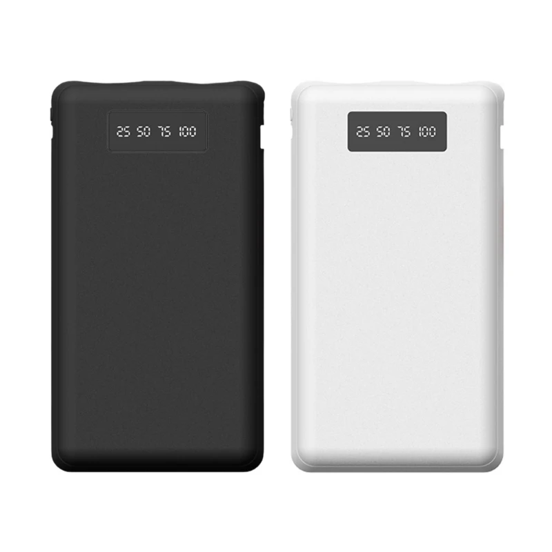 G8TA Solderless 2x21700 Mobile Power Case 2 Battery Slots Real Time Capacity Display Battery Case