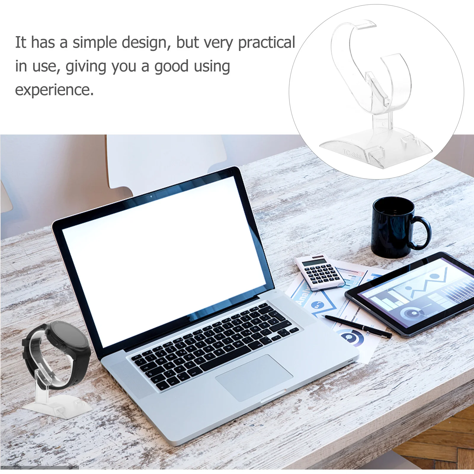 

10 Pcs Watch Display Stand Jewelry Organizer Pocket Holder Showcase Stands Rack Accessories