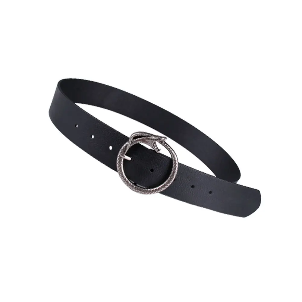 1 قطعة حزام خصر نسائي من البولي يوريثان بإبزيم مربع عتيق حزام أسود عريض لفساتين الجينز حزام خصر نسائي أنيق