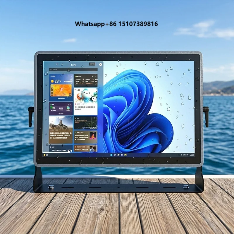 15 15.6 17 21.5 Marine Waterproof Touchscreen GGarmin Fish With Optical Bonding Anti-glare Coatings Marine Display