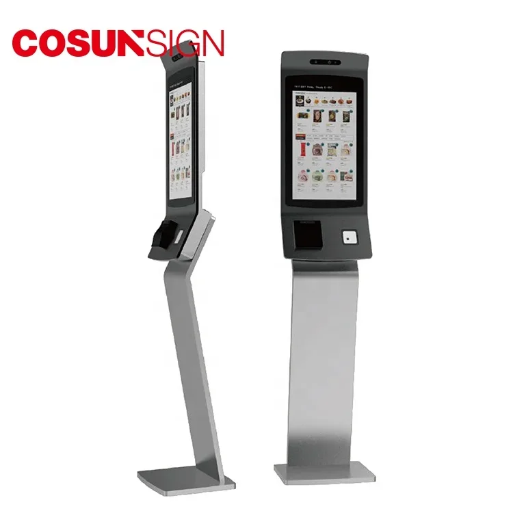 COSUN Wall-Mounted Kiosk Self-Service Order & Checkout Terminal For Supermarkets With SDK Function