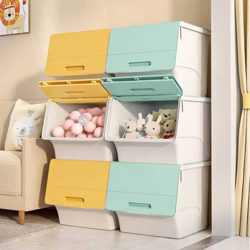 Multi-storey Home Storage Cabinet Drawer Plastic Children's Wardrobe Locker Baby Toys Cupboard Thick Organizer  storage cabinet