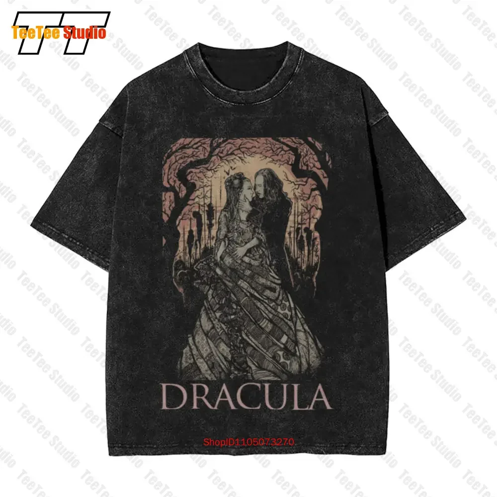 Dracula V43, Christopher Lee, Movie Poster Vintage Oversized T-Shirt E8RB