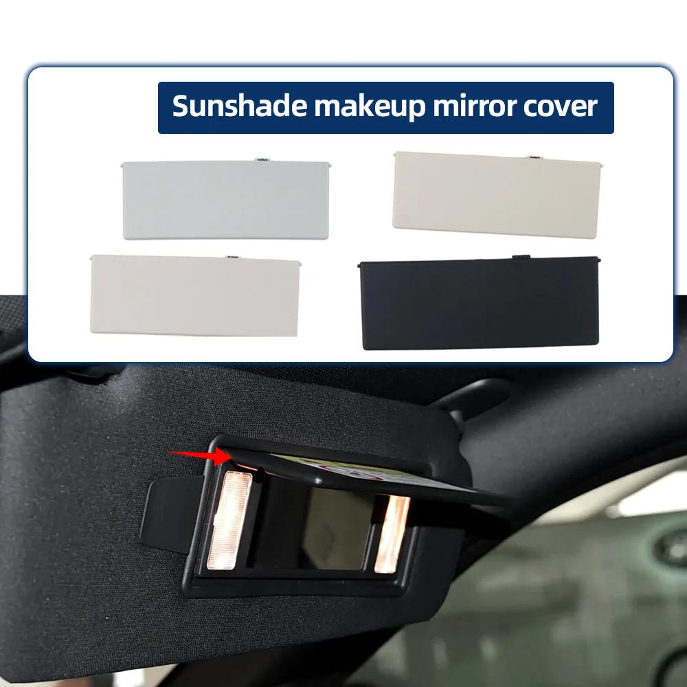 LR075958 Car Interior Sun Shade Visor Makeup Makeup Mirror Cover Cosmetic Mirror Cover For Jaguar Evoque Discovery 4 Range Rover - view 4