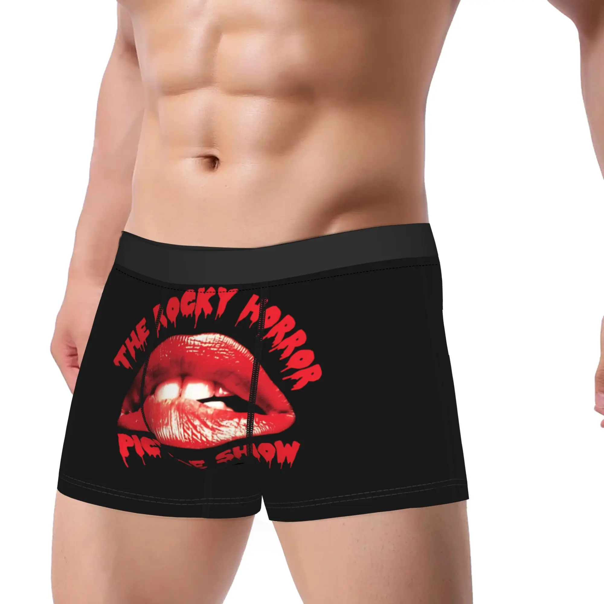 ROCKY HORROR PICTURE SHOW  The Rocky Horror Picture Show Underpants Homme Panties Men's Underwear Print Shorts Boxer Briefs