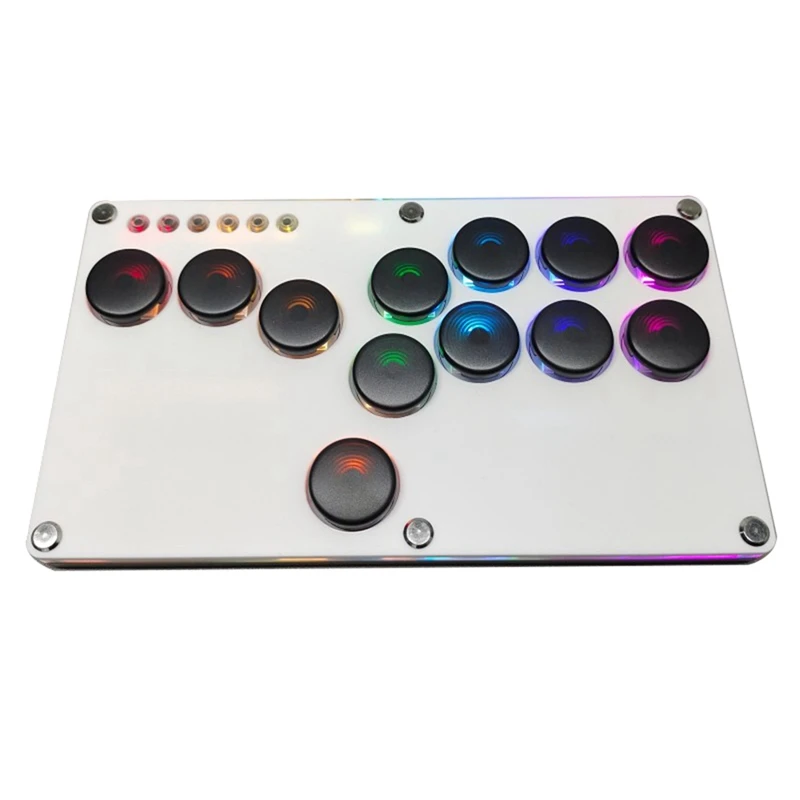 

Flatbox Hitbox Arcade Fighting Game Encoder Controller Xinput/Dinput Mini Hitbox Console For NS/PS3/PS4