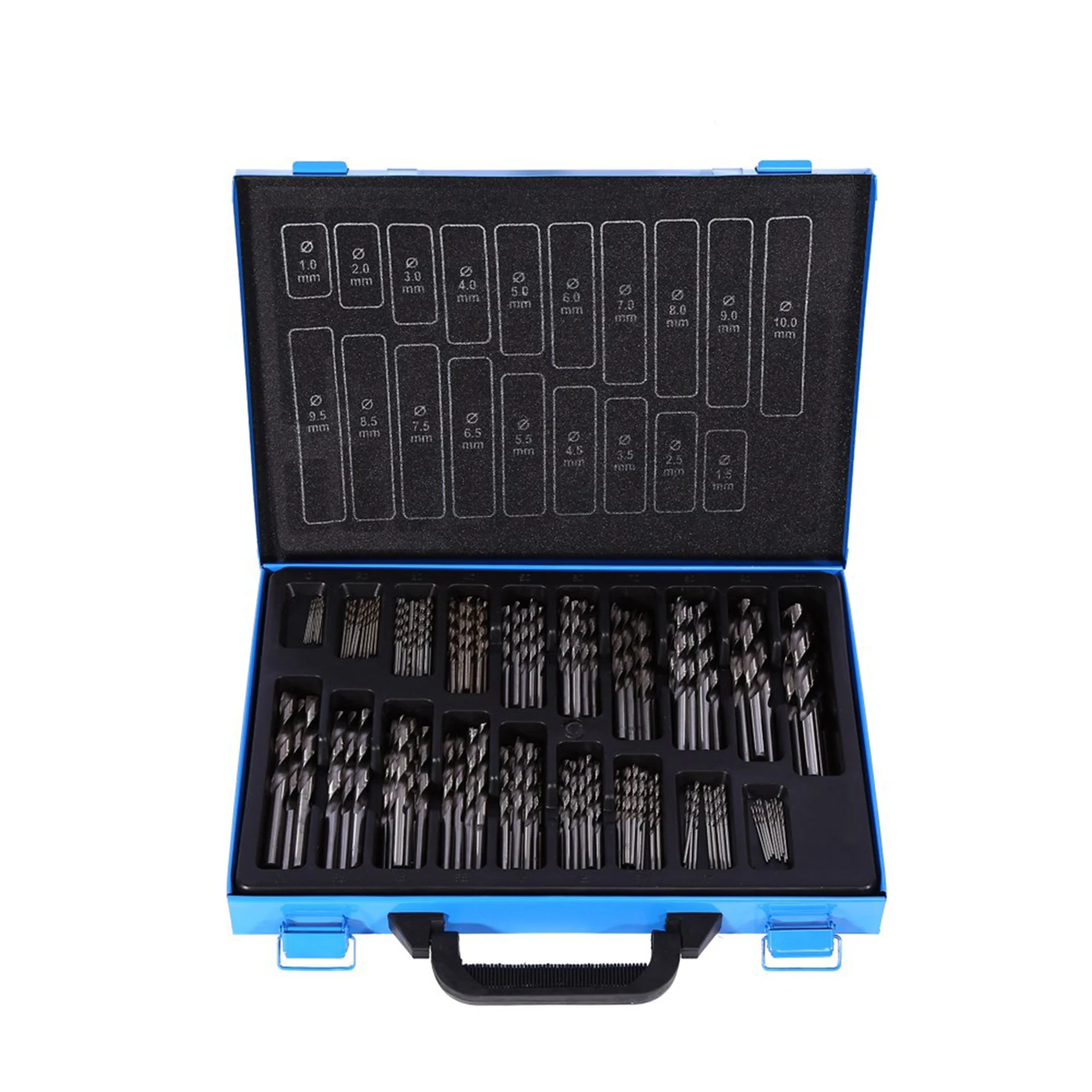 

170pcs/set HSS Engineering Drill Set 1 - 10mm Precision 4241 High Speed Steel with Case