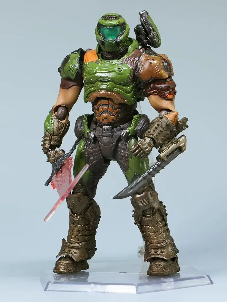 

Новая 17 см Figma SP-140 Doom Slayer, вечная модель Destroy Warrior Doom, подвижная крутая коллекция, украшение для рабочего стола, игрушка, подарок для детей