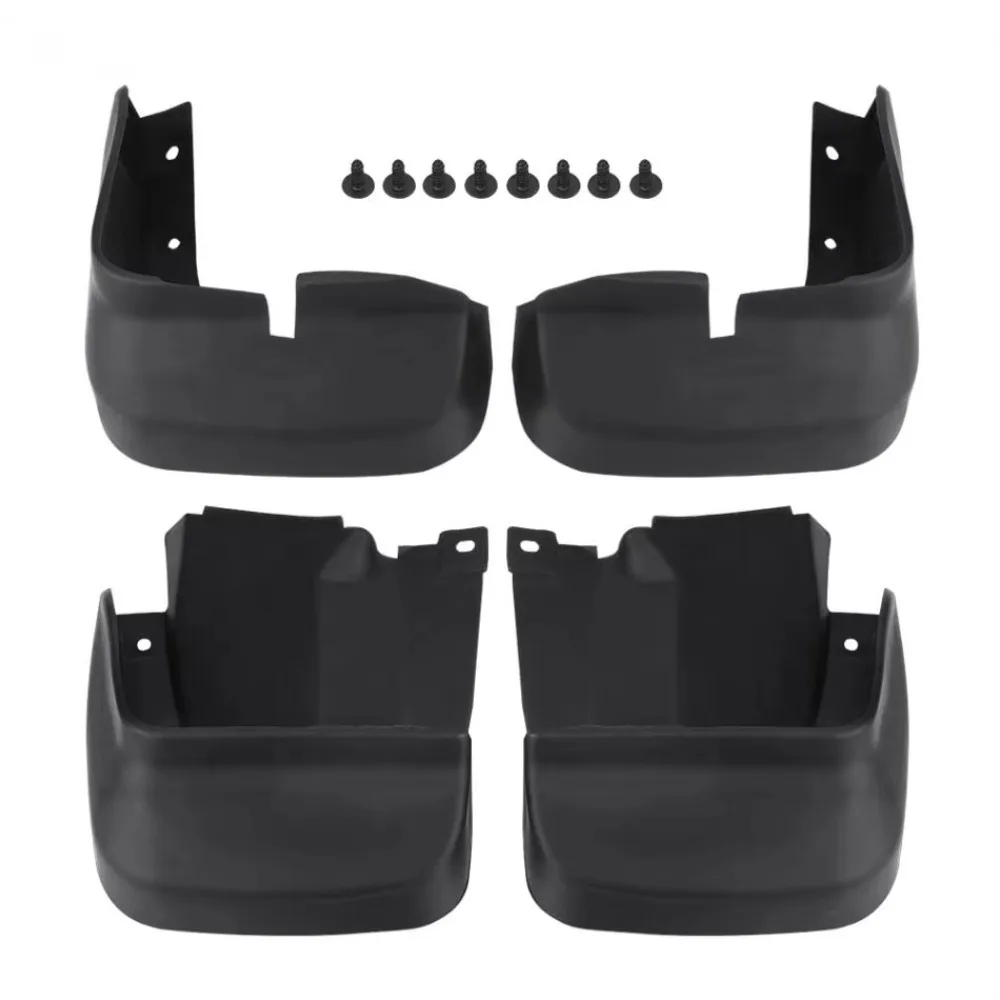 4pcs/set Front & Rear Wheel Mud Flap Guard for Honda Civic Sedan 4DR USDM Models Only 2006 2007 2008 2009 2010 2011