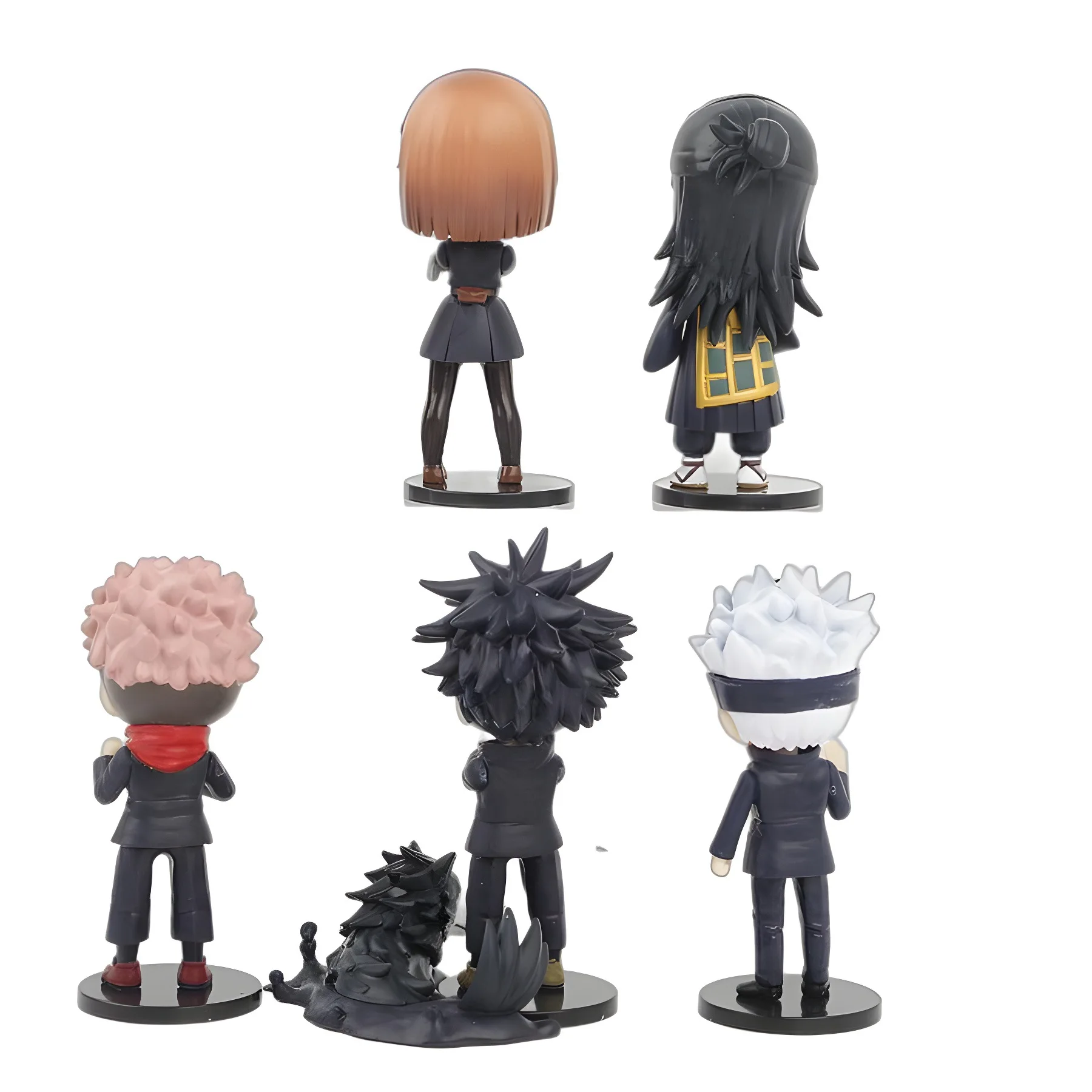 7pcs/set Anime Jujutsu Kaisen Ryomen Sukuna Gojo Satoru Itadori Yuji Figure Model Toys 9cm