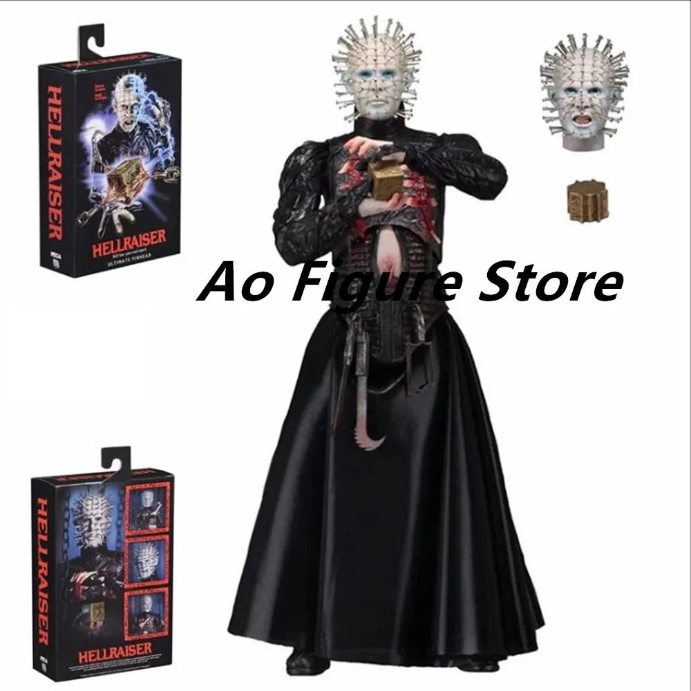 

NECA Hellraiser He'll Tear Your Soul Apart Ultimate Pinhead Classic Movie Action Figure Toy Collectable Model Toy Gifts Doll