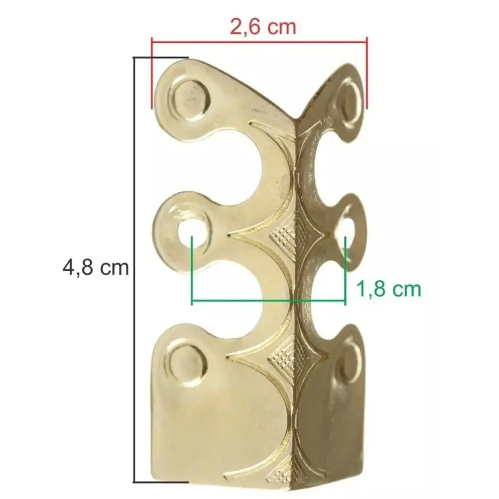 6 шт. прочные угловые протекторы в китайском стиле, плинтус, деревянная коробка, базовая доска, твердая латунная угловая защита, декоративная