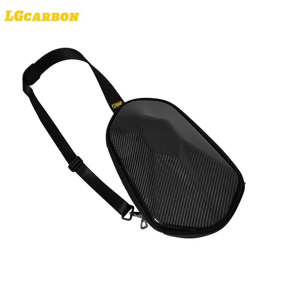 LGcarbon Upgraded Men Waterproof Multifunction Carbon Fiber Crossbody Bag Shoulder Bags Messenger Chest Bag Pack