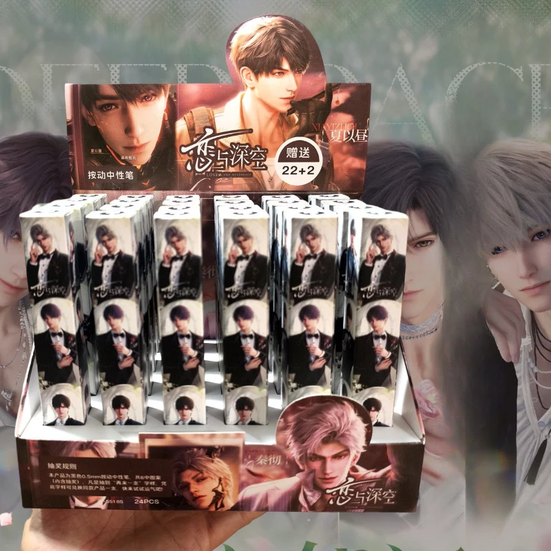 الحب والمساحة العميقة سيلوس كاليب Xavier صندوق أعمى القلم الإبداعية Ins عالية القيمة أنيمي البضائع السلس سريعة الجافة قلم محايد اللون هدية