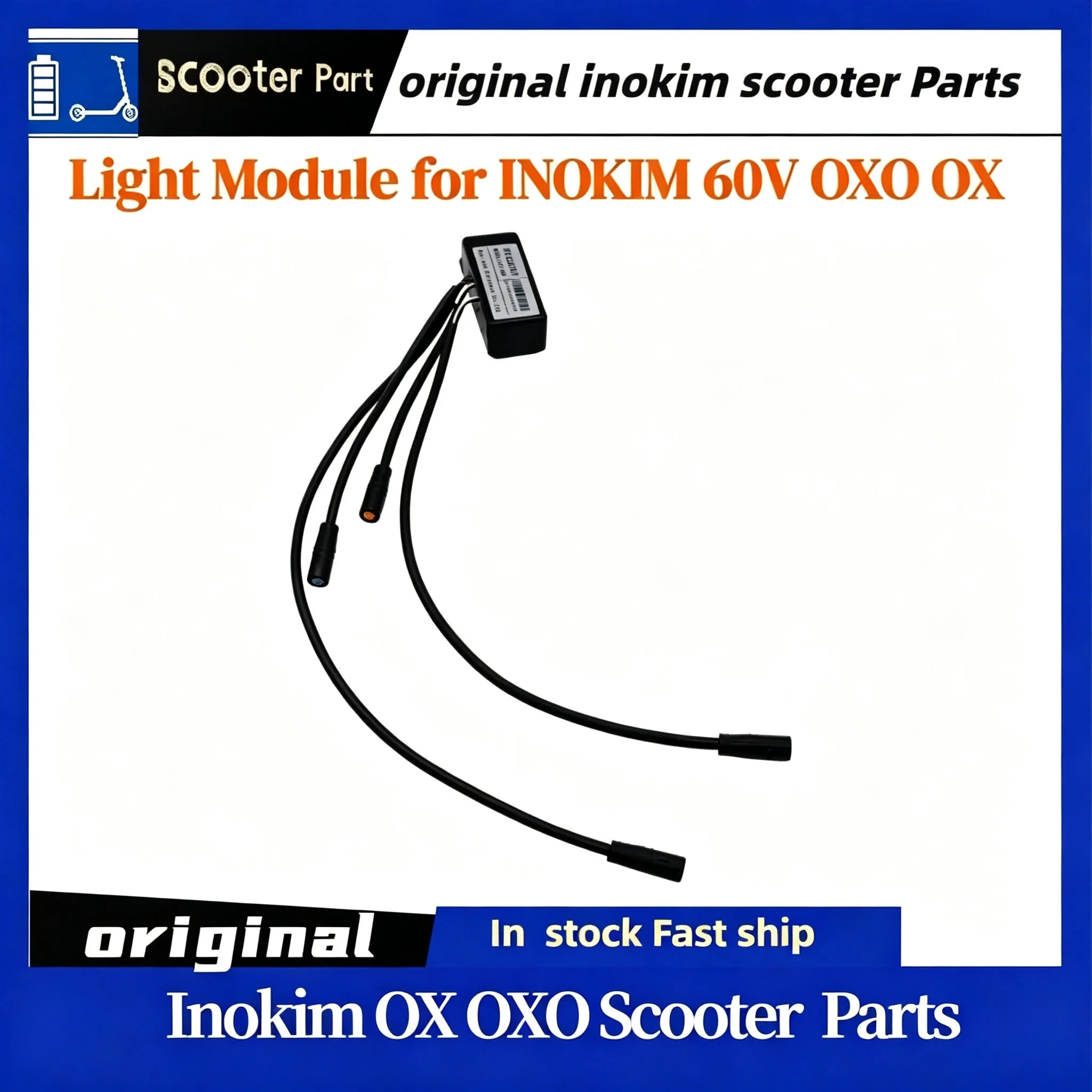 For INOKIM OXO OX 60V Electric Scooter Original Light Module DC Converter LED Lamp Controller Replacement Repair Spare Parts
