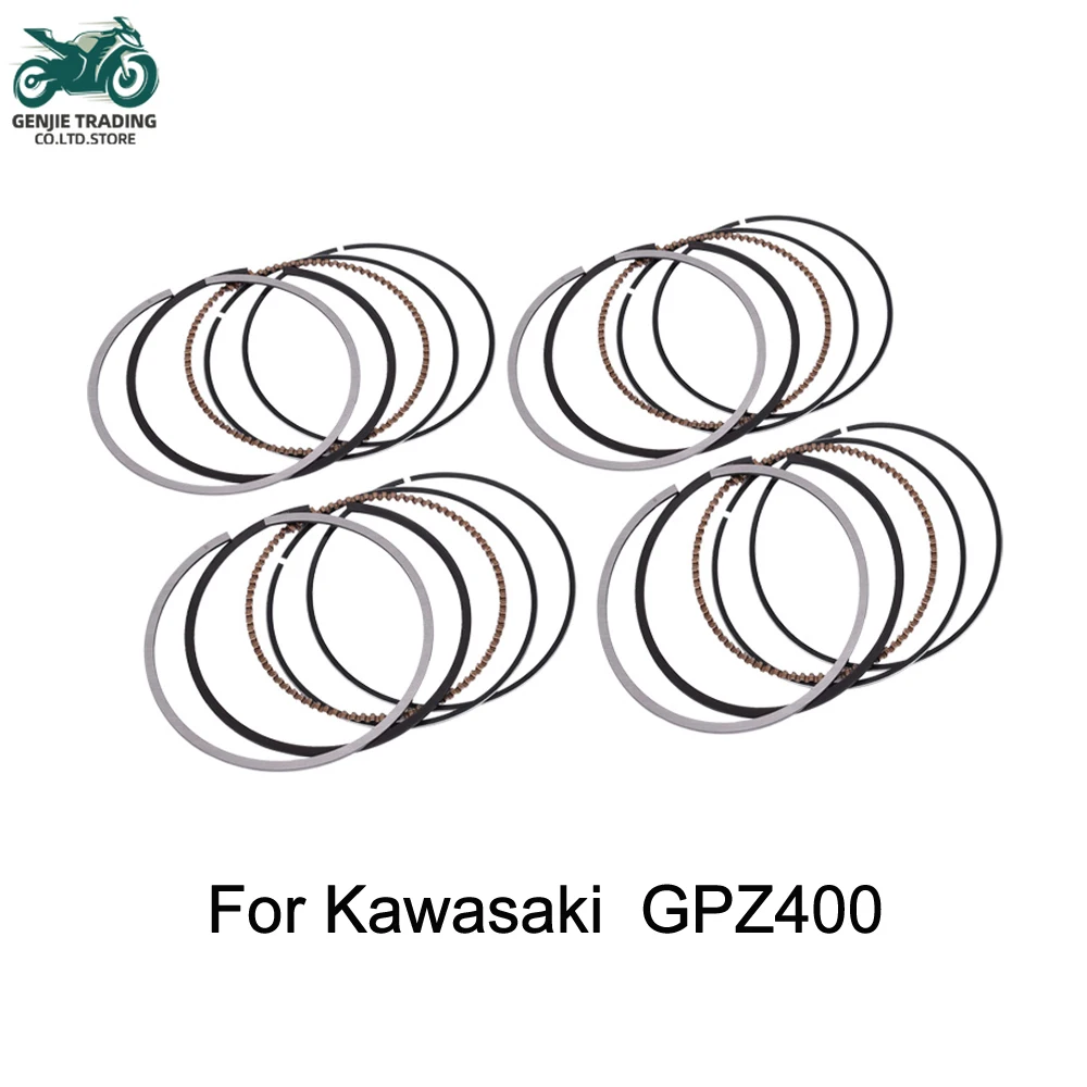 

1/2/4pcs STD 56mm Motorcycle Engine Spare Parts Piston Rings Kit For KAWASAKI GPZ400 GPZ 400 Motorcycle Parts Pistons Kits