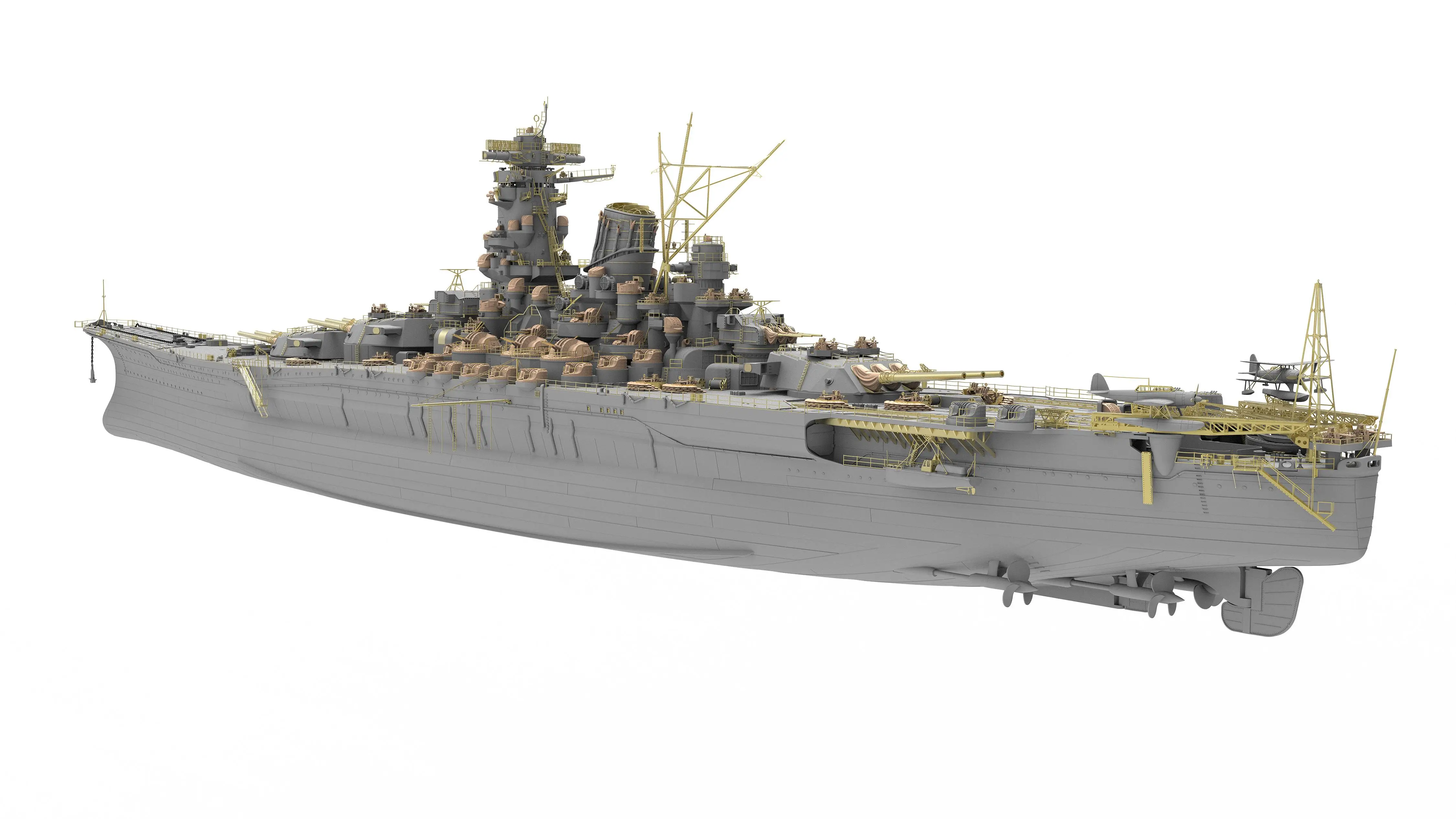 VERYFIRE VF350902 1/350 Scale Japanese Yamato Battleship Luxury Version Plastic Model