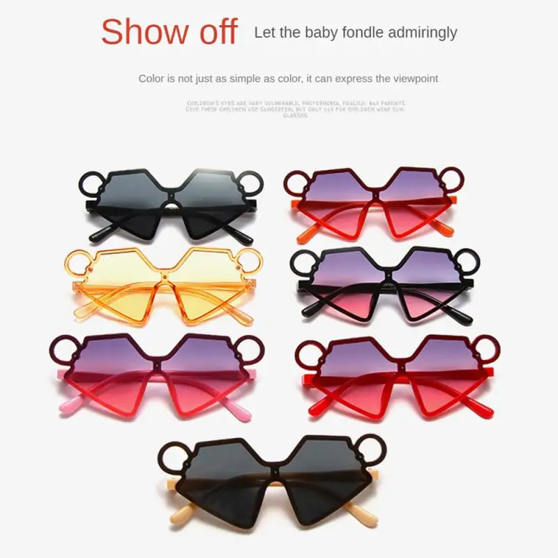 1/3/5PCS Sunglasses Korean Style Uv- Anti Creative Fashion For Boys Lentes De Sol Mujer Children's Sunglasses